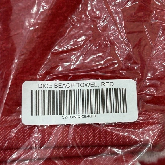 Bogey Boys Macklemore Vegas Pool Towel Red Dice Print Beach Golf Hypebeast 58x30 - Picture 6 of 6